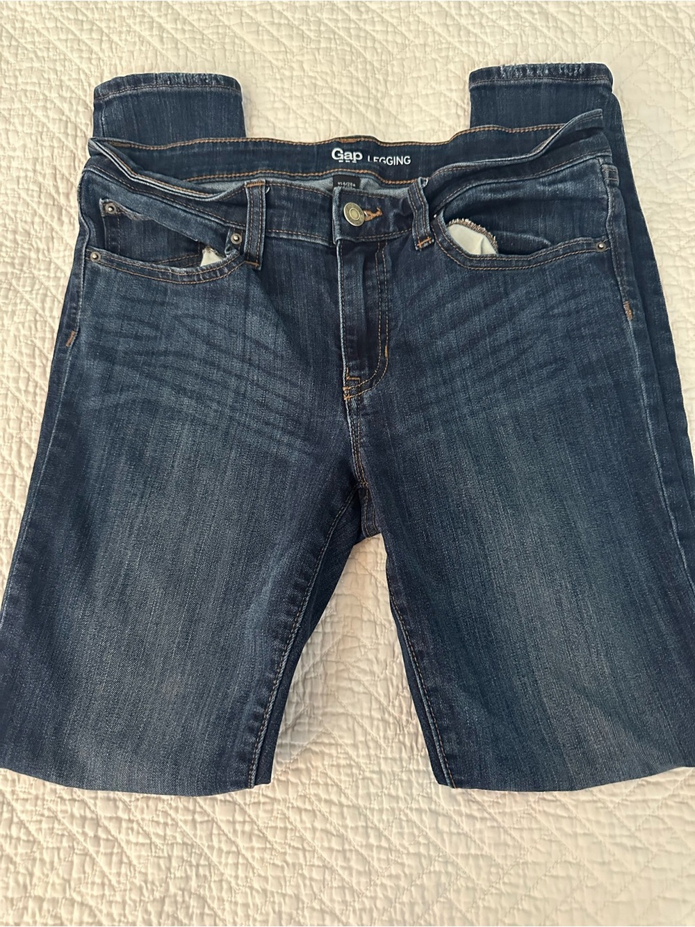 GAP Women's Dark Indigo Legging Jeans Jegging Size 6/28R